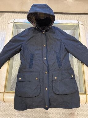 Barbour Women’s Waxed Jacket Coat Size 10